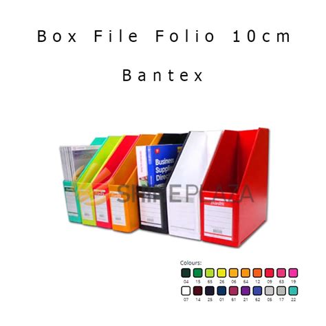 Jual Box File Bantex Folio Cm Tempat Penyimpanan Kotak Kertas