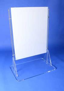 Porte Affiche Plexiglas Sur Pieds Commandez Sur Techni Contact