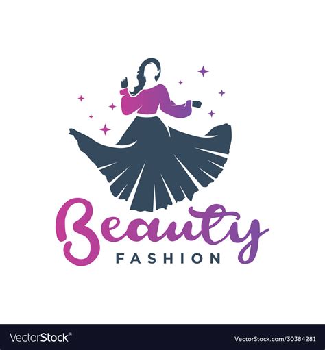 Womens clothing logo design Royalty Free Vector Image