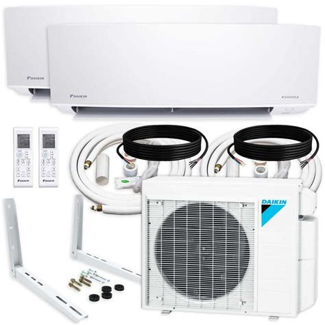 Daikin 2 Zone 12000 Btu 12000 Btu Cirra Series Mini Split Air Conditioner Heat Pump System