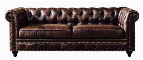 Leather chesterfield sofa - Frank and Joy