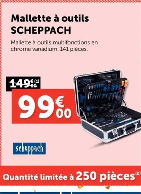 Promo Scheppach Mallette Outils Chez Roady Icatalogue Fr