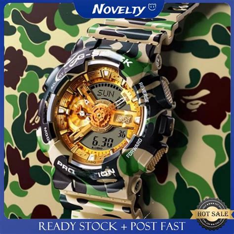 Bape X G Shock 25th Anniversary Co Markowy Zegarek Elektroniczny