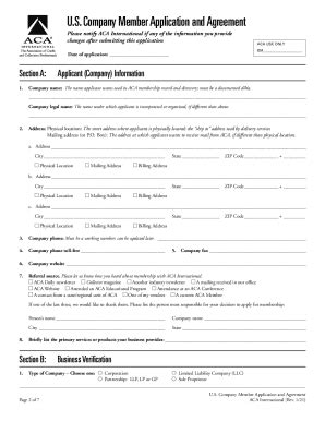 Fillable Online Aca International Fact Sheet Fax Email Print Pdffiller