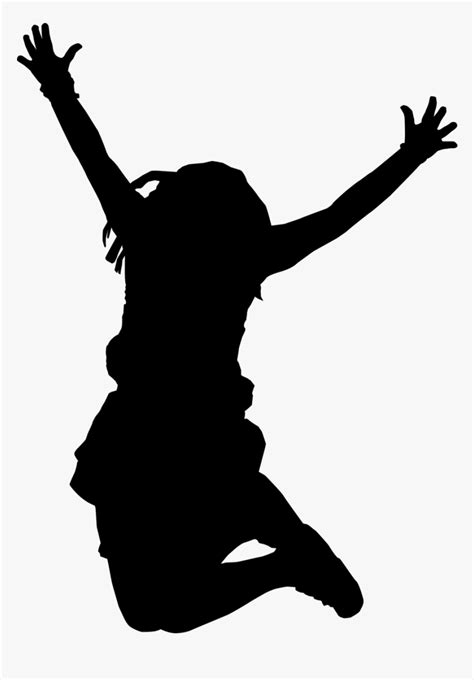 Silhouette Jumping At Getdrawings - Silhouette People Jumping Png ...