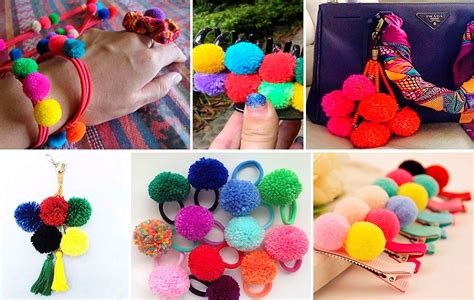 Ronycreativa Blog De Manualidades 30 Ideas Hechas Con Pompones De Lana