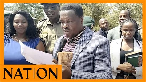 Tharaka Nithi Governor Muthomi Njuki Pays Bond For 18 Remandees At