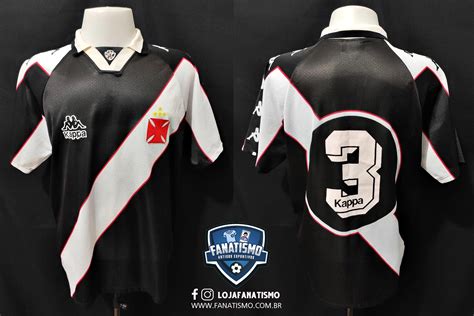 Camisa Do Vasco Oficial I Kappa 1997 3 Odvan Usada Em Jogo Vs