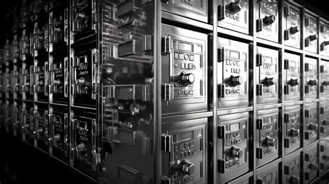 Safety Deposit Box Visualized In 3d Background Online Money Wallet 3d