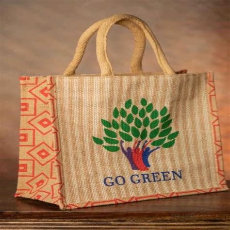 Jute Bag Eco Friendly Bag With Zipper Officeoye