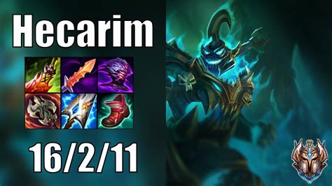 Hecarim Vs Kha Zix JUNGLE Patch 12 22 Euw1 CHALLENGER YouTube