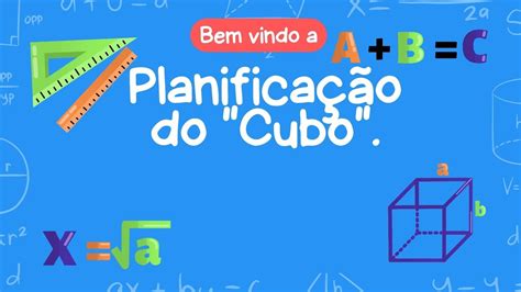 Planificação do Hexaedro O CUBO YouTube