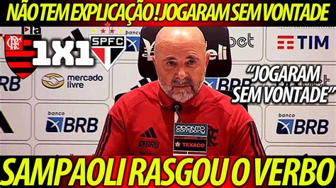 IMPRENSA ESPORTIVA QUESTIONA SAMPAOLI Na COLETIVA Sobre A CRISE No