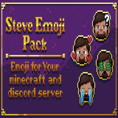 Steve Emoji Pack | Chunkfactory