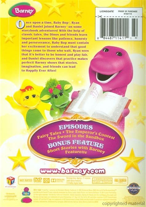 Barney Storytime With Barney Dvd 2014 Dvd Empire