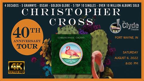 Christopher Cross Think Of Laura 4K Live Fort Wayne IN Clyde