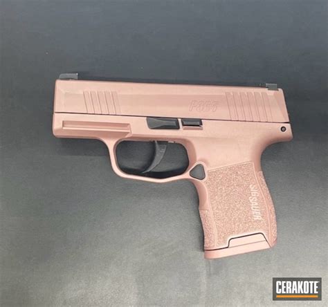 Custom Sig 365 Coated In Rose Gold Cerakote