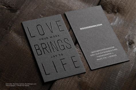 Gray Business Cards