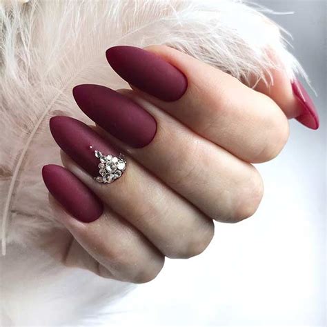 43 Chic Burgundy Nails Youll Fall In Love With Page 3 Of 4 Stayglam