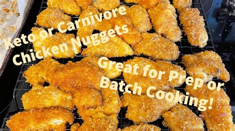 Keto Or Carnivore Chicken Nuggets Youtube