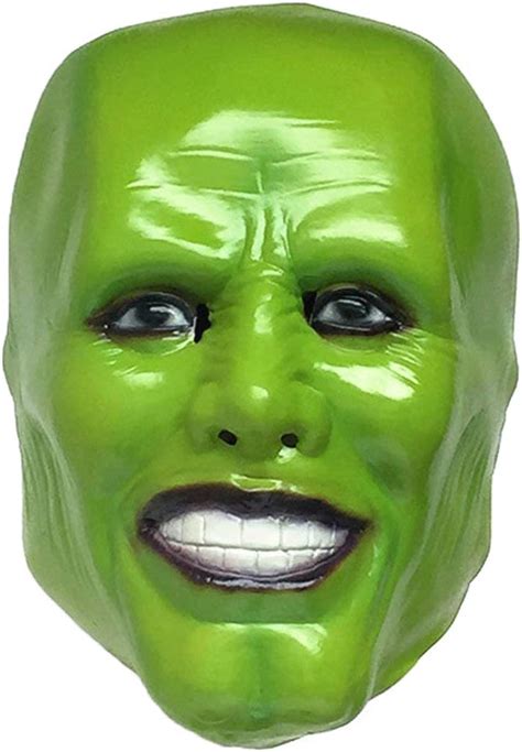 The Mask Jim Carrey Mascarillas de látex para fiesta de cosplay