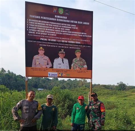 Bersinergi Sosialisasi Pencegahan Kebakaran Hutan Dan Lahan