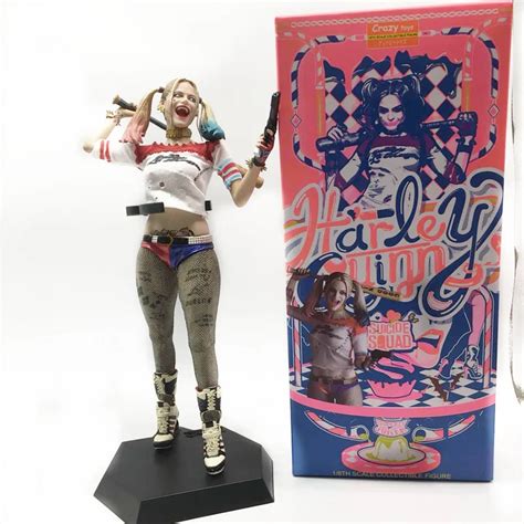 1 6 Juguetes Dc Comics Harley Quinn Suicidio Escuadrón Nueva Versión