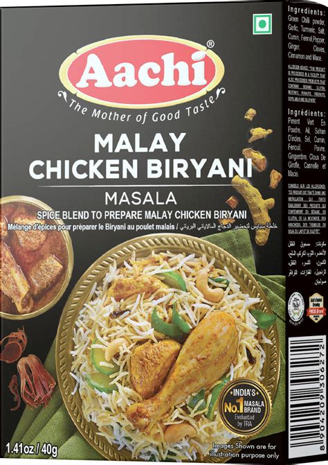 aachi malay chicken biryani masala  original indian grocery buy