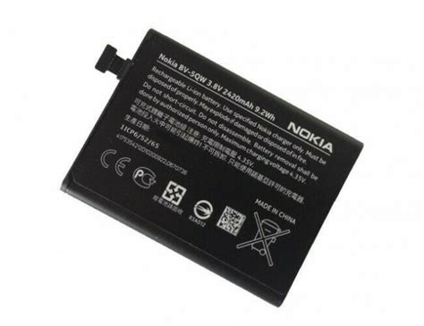 Genuine Original Bv 5qw Battery For Nokia LUMIA 930 2420mah For Sale