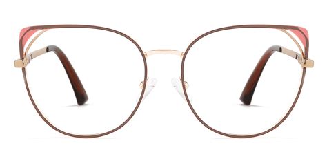 Naura Cat Eye Brown Glasses For Women Lensmart