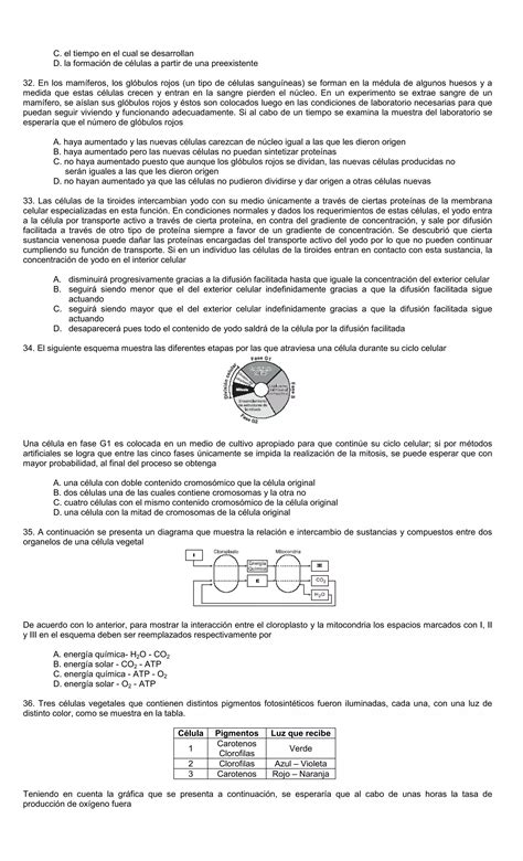 Biolog A Banco De Preguntas Icfes Pdf