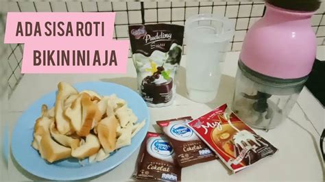 BIKIN PUDDING ROTI TAWAR Dari Sisa Pinggiran Roti YouTube