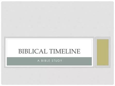 Ppt Biblical Timeline Powerpoint Presentation Free Download Id2045857