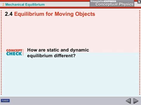 Mechanical equilibrium