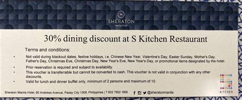 S Kitchen Sheraton Buffet on Carousell