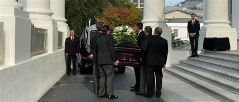 President Donald Trump Holds Funeral Procession For Brother Robert ...