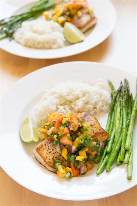 Mahi Mahi With Mango Papaya Salsa