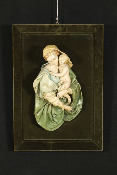 Madonna Con Bambino Antiquariato Ceramiche Dimanoinmano It