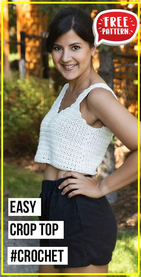 Crochet Easy Crop Top Free Pattern Artofit