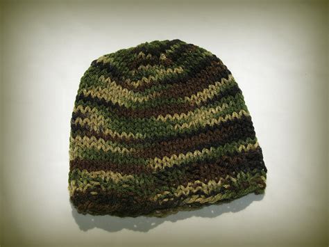 Ravelry Basic Knit Camo Hat Pattern By Dana White