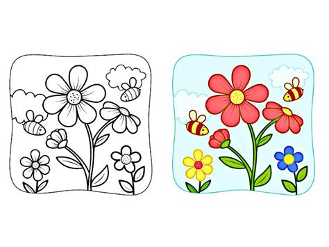 Coloriage Printemps Maternelle Dessins Imprimer