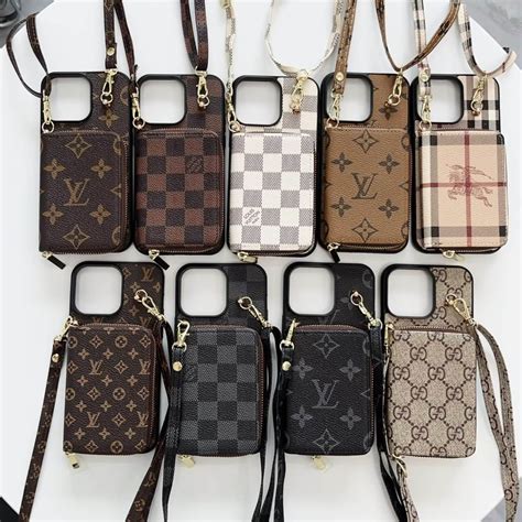 Luxury Leather Phone Cases | Louis Vuitton, Gucci, Chanel Wallet Design