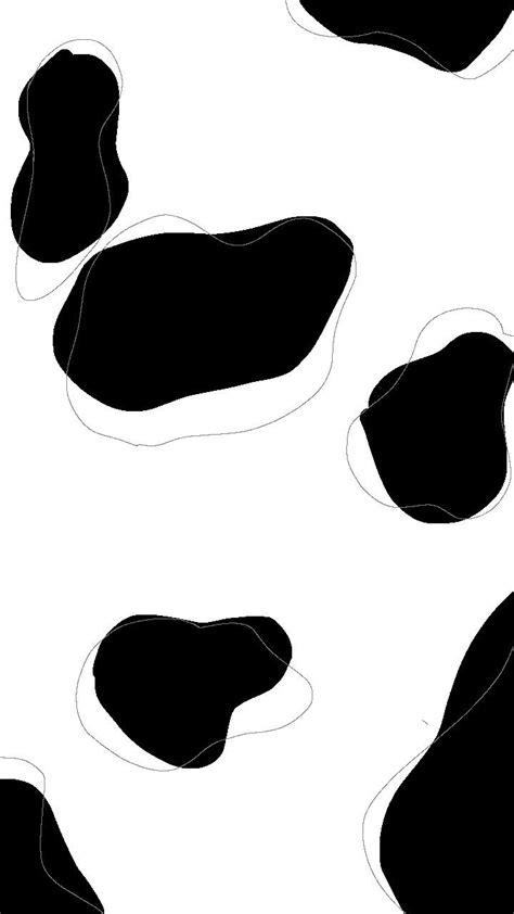 Wallpaper Cow † Desenho De Vaca Estampa De Vaca Vaca Preta