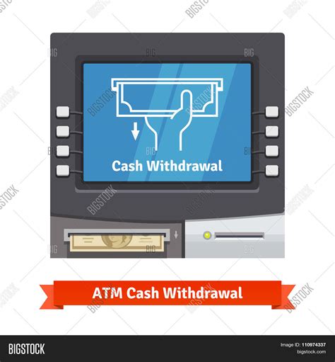 Atm Machine Current Vector Photo Free Trial Bigstock