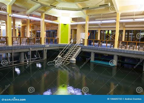 Heviz, Hungary - December 18, 2017: Inner Pool in Heviz Spa Heal ...