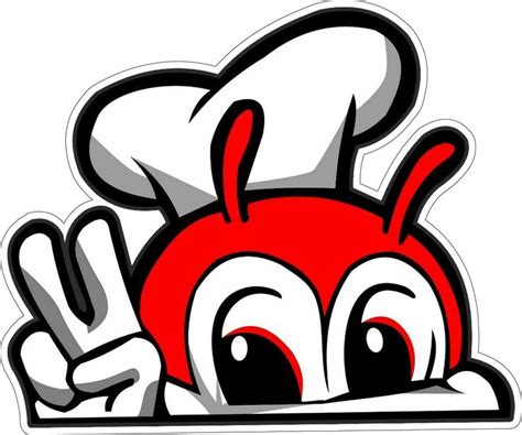 Jollibee Phillipines Fast Food Vinyl Sticker AG Design Jollibee