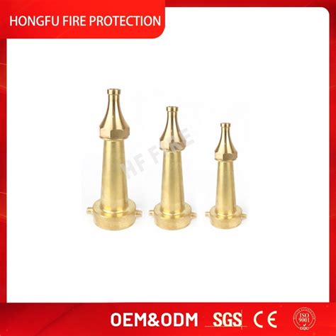 1 5 Inch Bsp Female Inlet Size Pin Lug Jet Nozzle For Fire Hose China Nozzle And Spray Nozzle