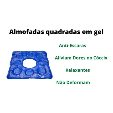 Almofada Ortop Dica Em Gel Caixa De Ovo Anti Escaras Al Vio Dor C Ccix