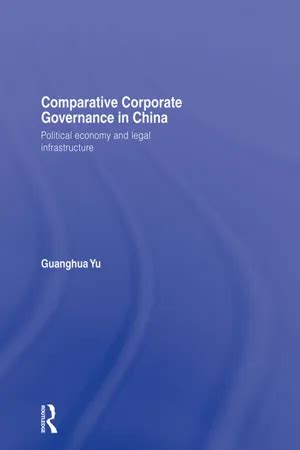 Pdf Comparative Corporate Governance In China By Guanghua Yu Ebook