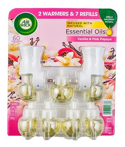 Air Wick Aromatizante 2 Maq 7 Rep Vanilla Pink Papaya MercadoLibre